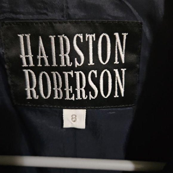 Vintage Hairston Roberson Crop Jacket - Navy Blue with western details - Picture 4 of 5